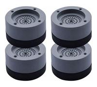 4Pcs Patins Anti Vibration Tampon Anti-vibration Lave Linge Universel Pieds Stabilisateur Piédestal pour Lave-Linge Réfrigérateur