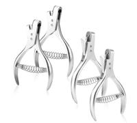 4PCS Pattern Notcher, tailleurs Pinces à Proofing Trou En Acier Inoxydable Poinçonnage Pinces Motif Outil De Marquage pour Tissu Tissu BRICOLAGE Artisanat