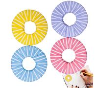 4PCS Pattern Weights 5x5x0.8cm, Iron And Cloth Sewing Fabric Weights For Pattern Cutting, Cylindrical Pressing Blocks For Tailoring, Drafting, And Craft Projects, Durable 4-Piece Set