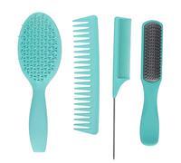 4pcs peigne à cheveux pour hommes et femmes | Massage du cuir chevelu et démêlage des peignes | Outils de style pour la maison/le salon/les voyages | Poignée de poignée (Boxed)
