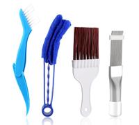 4PCS Peigne à Lamelles pour Climatisation,Peigne d'Aileron Condensateur Climatiseur,Brosse de Climatiseur,Peigne de Conditionnement d'air,Peigne à Ailettes,pour Serpentins Climatisation Réfrigérateurs