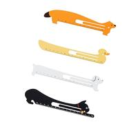 4PCS Permanent Polystyrene School Rulers With Animal Patterns Multifunctional Marker For Reading And Drawing Not Toxic Metal King Marker Children Learning Tool