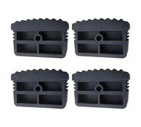 4Pcs pieds d'échelle, pieds de rechange capuchons couvre-pieds coussin de protection d'échelle en PVC, stabilisateur pièces de rechange pour échelles, échelles télescopiques, échelles à chevrons