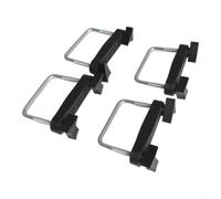 4pcs Pinces De Fixation Toit Colliers En U 6cm Pour Galeries