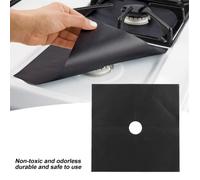 4pcs Plaque de cuisson à gaz universel Protection d'écran, Protection Cuisinière à gaz plaque de cuisson réutilisable HB057