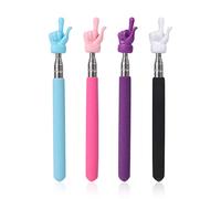 4pcs Pointeurs Télescopiques pour Enseignants, Baguette Télescopique Pointeur de Présentation Télescopique Bâton de Pointage Extensible pour Aides Pédagogiques pour Les Enseignants