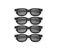 4Pcs Polarized Passive 3D Glasses for 3D TV Real 3D Cinemas for 3D Gaming and TV