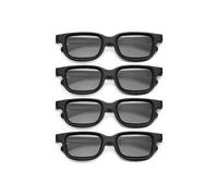 4Pcs Polarized Passive 3D Glasses for 3D TV Real 3D Cinemas for 3D Gaming and TV
