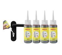 4pcs Poudre De Graphite, Lubrifiant Serrure De Porte Poudre Lubrifiante Pour Cylindre Serrure Domestique