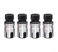4pcs pour rapid Deflation Valve Kit for Soft Sand Traction 4pcs(Silver) | pour rapid air release design, optimizes tire pressure quickly, ideal for soft sand dunes, improves vehicle grip