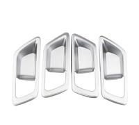 4Pcs Pour Toyota Pour CHR C-HR 2016 2017 2018 2019 2020 2021-2023 Poignée Porte Intérieure Voiture Couvercle Cuvette Garniture Autocollants Décoration FIXCOR(Upgrade sliver)