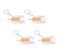 4pcs Profondeur De Marche En Damier Élevé Échelle De Seasabilité Échelle Marche Outil Pour L'inspection Rapide Des Pneus Sur Tous Les Types Véhicules