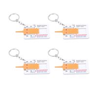 4pcs Profondeur Marche En Damier Élevé Échelle Seasabilité Échelle Roulement Outil Pour L'inspection Rapide Des Pneus Sur Les Types Véhicules Outil Pneu Qualité Mécanique