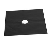 4PCS Protecteurs De Cuisinière à Gaz Réfrigérateur à Gaz Réutilisable Couvre Les Poêles Non Stick Stove Tovetop Brûleur Couvre-Tapis Propre(Noir)