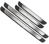 4Pcs Protection de Plaques de Seuil de Porte de Voiture en Acier Inoxydable pour BMW 1er 3 (III) F40 I 2019-2024, Bande Décorative Anti-Usure de Seuil