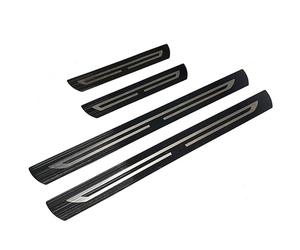 4Pcs Protection de Plaques de Seuil de Porte de Voiture en Acier Inoxydable pour Honda Jazz | Typ GE | Bj. 2011-2015 (Facelift), Bande Décorative Anti-Usure de Seuil
