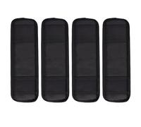 4pcs Protection Sangle d'Arrimage, 30,5x10cm Housses Protection Universelles pour Sangles à Cliquet Oxford Premium pour Bateaux Remorques Jet-Skis et Yachts (Noires)
