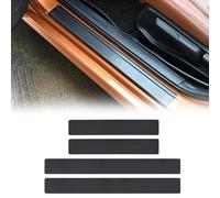 4pcs Protection Seuil de Porte de Voiture pour Citroen Jumpy III/3 M 2016-2024,Protecteur de Plinthes,Protection de Seuil de Porte en Fibre de Carbone,Protection Portiere Voiture