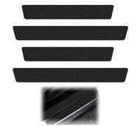 4Pcs Protection Seuil de Porte de Voiture, Voiture Fibre de Carbone Plinthes Autocollant, pour Dacia Spring Lodgy Dokker Duster Logan Sandero Stepway Anti-Dirty Antidérapan Résistant Aux Rayures