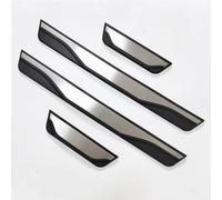 4Pcs Protection Seuil de Porte Voiture pour 2020-2024 2025 Dacia Duster Extreme, Bande Décorative Anti-Usure de Seuil Acier Inoxydable Extérieur Voiture Accessoires,Silver-