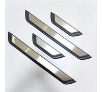 4pcs Protection Seuils De Porte Voiture Pièces pour Honda ZRV ZR-V 2022-2024,Protection de Seuil Porte Plaques en Acier Inoxydable et Plastique pour Extérieur Voiture