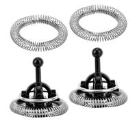 4pcs Rechange Mousseur à Lait pour Nespresso, Fouets et Anneaux Ressort Rechange Accessoires pour Mousseur à Lait Compatibles avec Nespresso Aeroccino 3/4/Plus