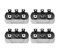 4Pcs redresseur triphasé, 50A 1000V Module de redresseur à pont complet électrique basse fréquence, 1600V inverser la tension de crête de répétition