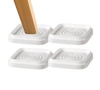 4pcs Rehausseurs De Meubles - 8x8cm Lève-Meubles Autocollant | Rialzi Regolabili Per Letto Sedia Divano Lavatrice Frigorifero Scrivania Tavolo Armadio | Stabilità E Supporto Robusto Per Casa Ufficio