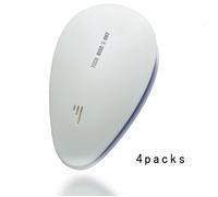 4pcs répulsifs ultrasonique blanc - Aueq - électronique pour souris cafards moustiques, dispositifs électroniques anti-moustiques