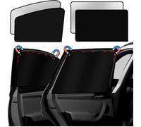 4pcs rideaux de protection solaire magnétiques pour voiture Protection solaire pour bébé Avec protection UV Pour voiture