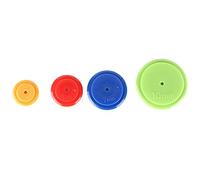4pcs Roues de Traçage, Marqueur de Couture Rond en Plastique coloré Ensemble pour l'artisanat Couture Courtepointe, Tailles Polyvalentes, Espacement Précis, Addition d'allocation, Idéal pour les