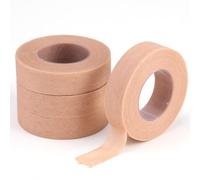 4PCS Rouleaux Ruban de Peau Flexible 1,25 cm x 9 m Micropore Sparadrap Bande,bandages de gaze respirants pour le nez, pansements, extensions de cils, blessures, gonflements,sports