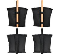 4pcs Sacs De Poids De Belvédère,Sacs De Sable Pour Pieds De Tente Pop-Up Sac De Lestage 600d Résistants À Double Couture Pour Parasols Terrass,Tentes De Jardin,Tentes Parapluie