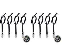 4PCS Sangle Pédale Vélo en Nylon, Sangle Courroie Lanière Cale Pied Chaussure Vélo Cycle Home Trainer VTT Route Fixie Singlespeed (50 CM/19,68 Pouces)