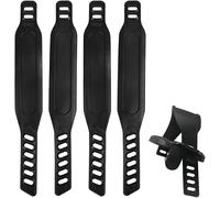 4Pcs Sangles de Pédale de Vélo, Sangles de Pédales de Vélo d'Appartement, Sangles de Pédale de Vélo, Sangles de PéDale, Cale Pied Velo, Sangles de Pédale Universelles, Stationnaires Compatibles