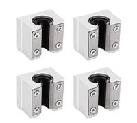 4pcs SBR10UU Bloc de Roulement, 10mm Bloc de Curseur Coulissant Ouvert, Bloc de Glissière de Roulement à Billes de Mouvement Linéaire pour Machine CNC et Imprimante 3D