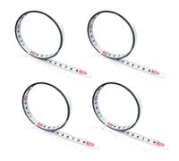 4pcs Self Adhesive Tape Measure 1m/2m Carbon Steel Tape Measure Tape Measure For Carpentry And Machinery (Left To Right,Right To Left,Center To Sides)