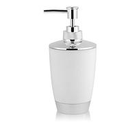 4pcs/Set Accessoires de Costume de Salle de Bain Comprend Une Tasse Porte-Brosse à Dents Porte-Savon Distributeur de Lotion Bouteille à la Mode Un Design élégant Accessoires kit(Blanc)