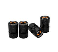 4PCS/Set Aluminium Alloy Car Wheel Tire Valve Air Caps Stem Cover Auto Motorcycles Skull Styling Accessories Car Decor(Black)