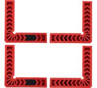 4pcs Set Carpenter L -Shape 90 degrés Positionneur d'angle droit Outils de travail du bois