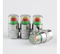 4Pcs/set Cars Tire Air Pressure Monitor 3 Color Alert Indicator Tire Valve