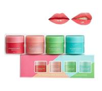 4pcs/Set Fragrant Nutritious Lip Sleeping Mask - Chapped Lips Treatment Care - Lip Balm Locks In Moisture Lip Care - Effectively Moisturizing And Repairing Dry Lips