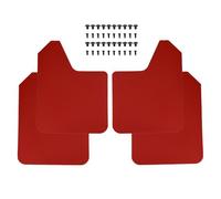 4pcs-set rouge - Rally dehors-Bavettes universelles pour voitures, garde-boue, garde-boue, évasements d'ailes