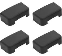 4PCS Siège arrière - Bouchon de rail en caoutchouc - Couverture de protection de remplacement pour Tesla modèle 3 2017-2022