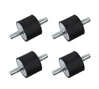 4PCS Silent Bloc M10 40x30 Amortisseurs de Choc à Gaz Supports de Moteur en Caoutchouc Bloc Silencieux M10 pour Amortisseur de Choc de Montage en Caoutchouc Anti-Vibration