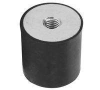 4PCS Silent Bloc M8 Supports Isolateur En Caoutchouc, Anti-Vibration Supports Anti-Vibration à Double Filetage, Double Extrémités Vis Absorbeur Pour Bateau Voiture Amortisseur Silencieux (De30*30 M8)