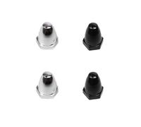4pcs Silver Black 5MM 6MM 2CW 2CCW Propeller Fixed Adapter Nut Cap M5 M6 for 2212 2312 Brushless electronic starter Accessories IINKUEYK(4PCS M5 Nut Cap)