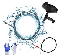 4PCS Spirale de Nettoyage de Canalisations 7m x12mm Furet Plomberie Deboucheur,furets déboucheurs de canalisations Toilette Convient aux éviers de Cuisine et Aux Tuyaux de Salle de Bain