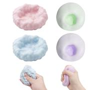 4PCS Squeeze Jouet,Balles Antistress Raisin,Stress Relief Toy,Squishy