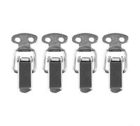 4PCS Stainless Steel Spring Latch Clip for Case Box | Rust- pour proof steel, strong spring tension, secure box closure, fits tool chests, hardware
